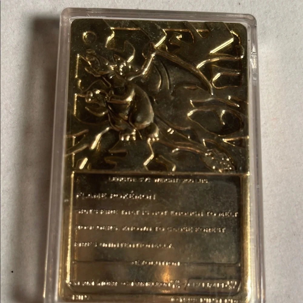 Pokemon Gold Limited Edition Charizard Card